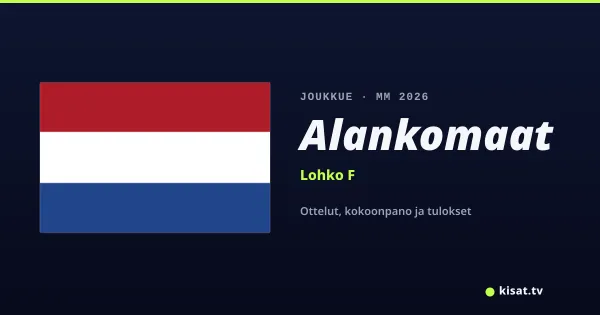 Alankomaat joukkue, Jalkapallon MM 2026