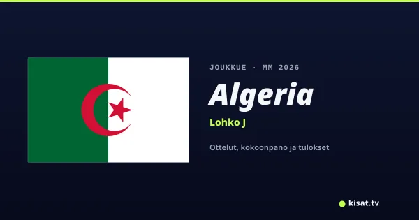 Algeria joukkue, Jalkapallon MM 2026