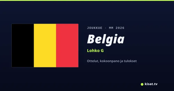 Belgia joukkue, Jalkapallon MM 2026