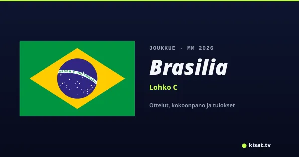Brasilia joukkue, Jalkapallon MM 2026