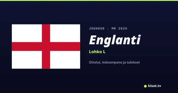 Englanti joukkue, Jalkapallon MM 2026