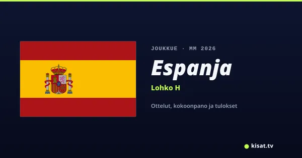 Espanja joukkue, Jalkapallon MM 2026