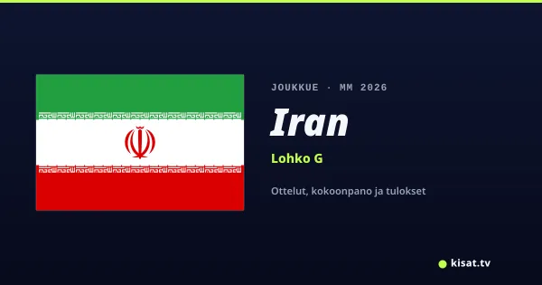 Iran joukkue, Jalkapallon MM 2026