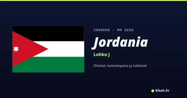 Jordania joukkue, Jalkapallon MM 2026