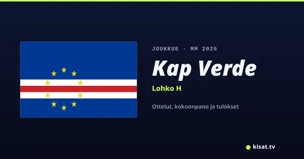 Kap Verde joukkue, Jalkapallon MM 2026