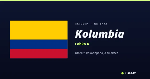 Kolumbia joukkue, Jalkapallon MM 2026