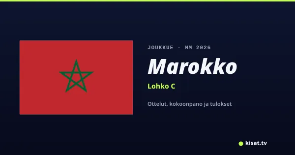 Marokko joukkue, Jalkapallon MM 2026