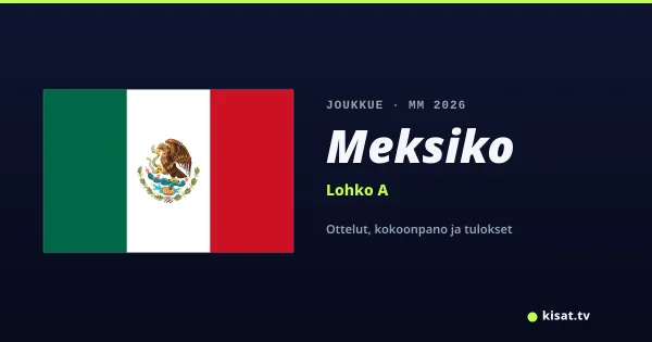 Meksiko joukkue, Jalkapallon MM 2026
