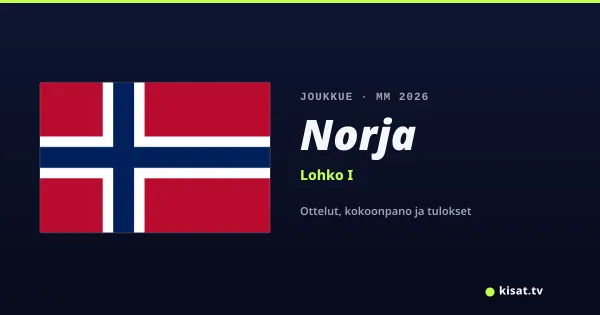 Norja joukkue, Jalkapallon MM 2026