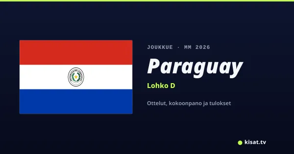 Paraguay joukkue, Jalkapallon MM 2026