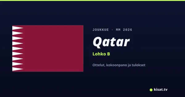Qatar joukkue, Jalkapallon MM 2026