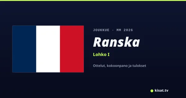 Ranska joukkue, Jalkapallon MM 2026
