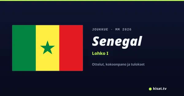 Senegal joukkue, Jalkapallon MM 2026