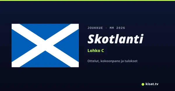 Skotlanti joukkue, Jalkapallon MM 2026