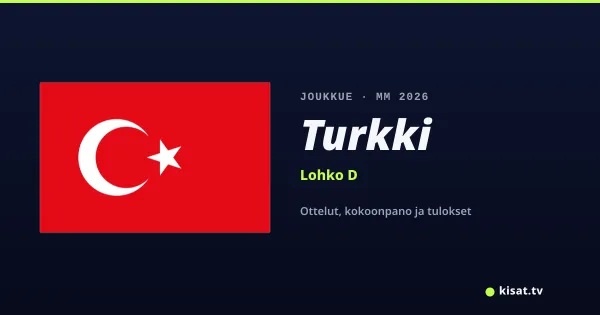 Turkki joukkue, Jalkapallon MM 2026