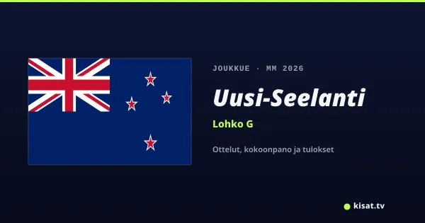 Uusi-Seelanti joukkue, Jalkapallon MM 2026