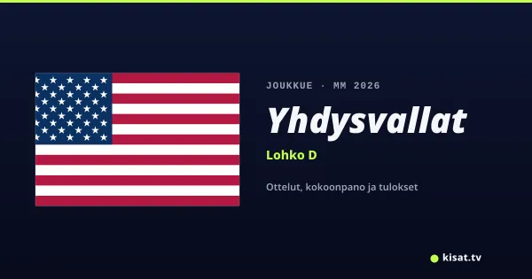 Yhdysvallat joukkue, Jalkapallon MM 2026